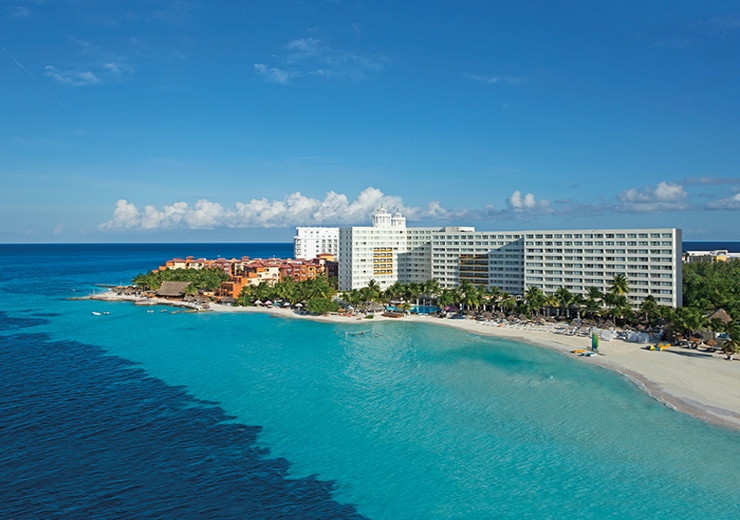 Dreams Sands Cancun - aerial view