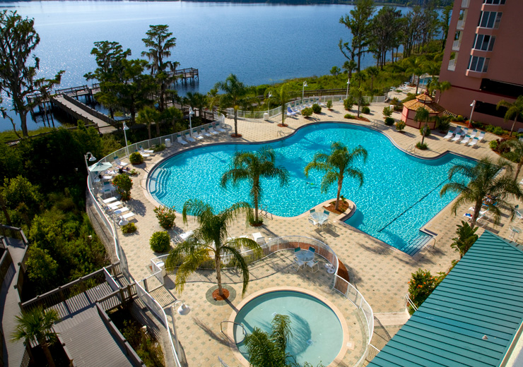 Blue Heron Resort - aerial view