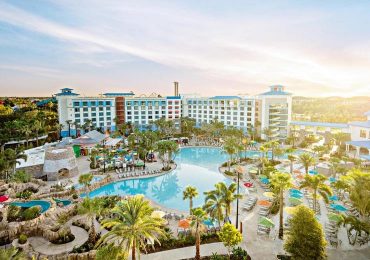 Universal’s Sapphire Falls Resort - aerial view