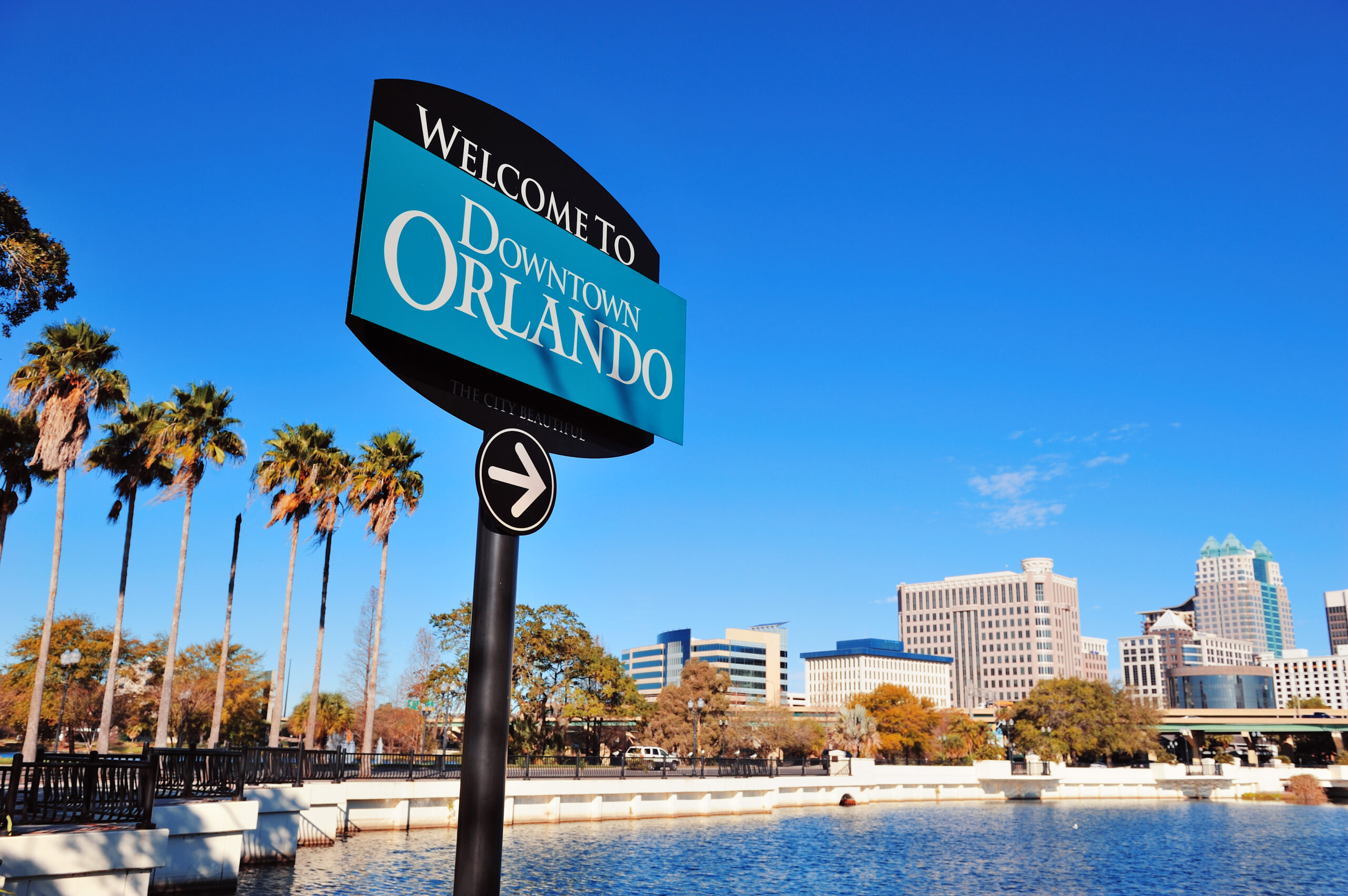 welcome to orlando sign